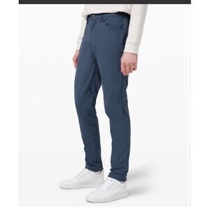 Lululemon‎ ABC Pants Slim Fit Navy Mens Size 33 Tech Stretch Casual